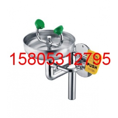 接墻式洗眼器WJH0359C 錦程安全洗眼器
